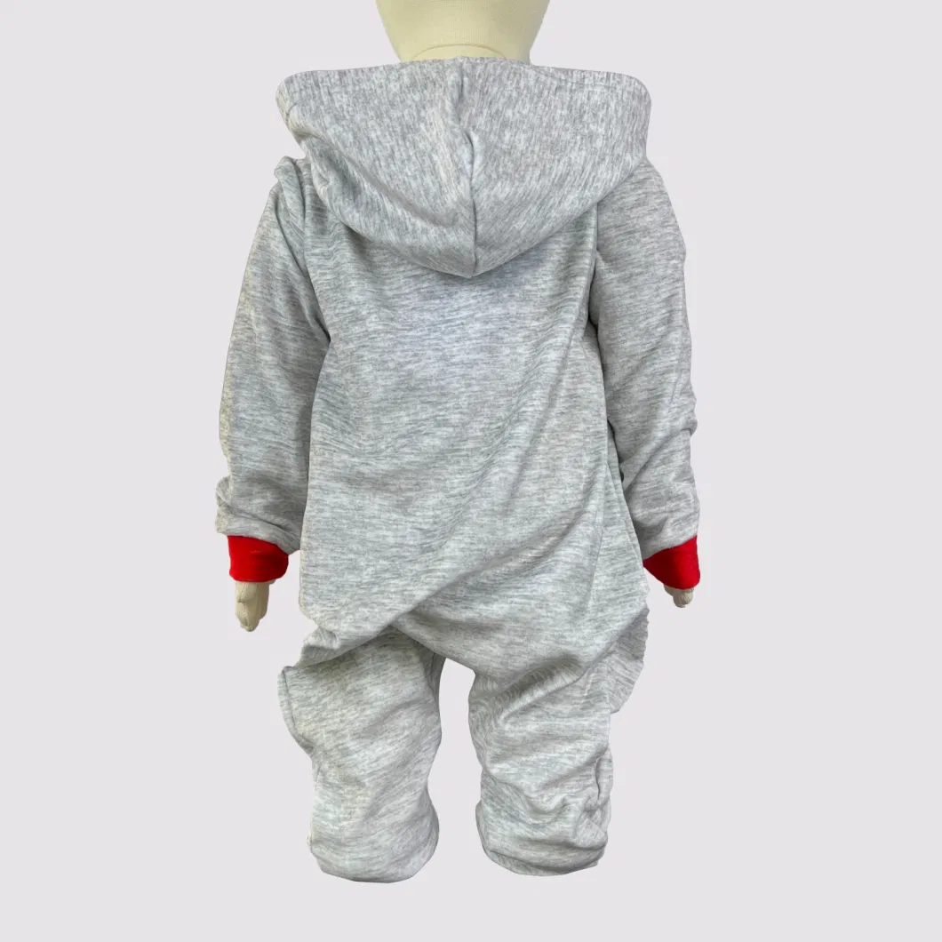 0-12m Newborn Baby Kids Children Clothing Infant Footed Coverall Romper Winter Style Wear